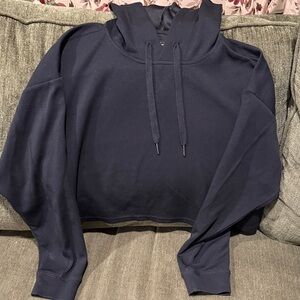 Gilly Hicks Black Cropped Hoodie